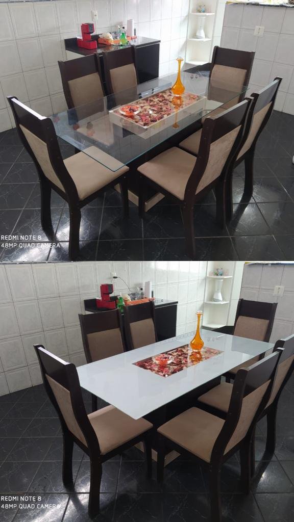 Película Mesa 10 insulfilm preto mesa de vidro 10
